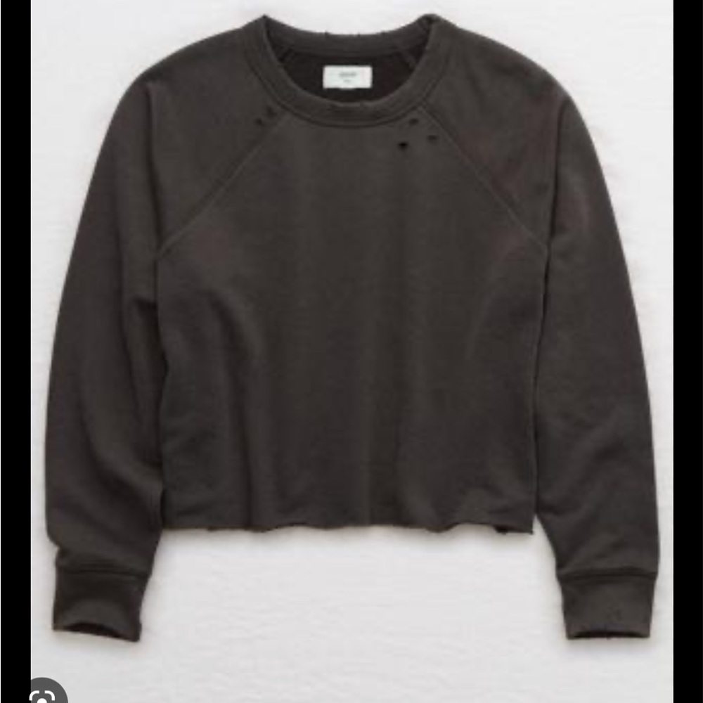 Aerie cropped sweatshirt
